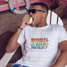 RAINBOW FLAG GEBOREN DIESE ART RETRO ÄSTHETIK '80