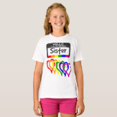 Rainbow Flag Hörgeräusch-Abzeichen T-Shirt