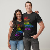 Rainbow Flag Human Rights Womens & Gay Rights LGBT T-Shirt (Unisex)