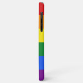 Rainbow Flag individuelle Name Case-Mate iPhone Hülle (Hinten/Links)