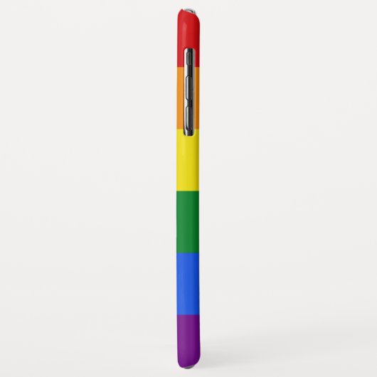 Rainbow Flag individuelle Name Case-Mate iPhone Hülle (Hinten/Links)