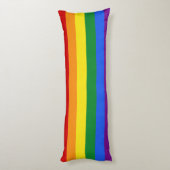 Rainbow Flag Kissen (Rückseite (Vertikal))