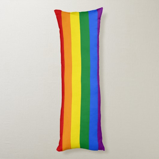 Rainbow Flag Kissen (Rückseite (Vertikal))
