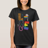 Rainbow Flag Liebe Nurse Rn Scrub Top Lgbt Pride M (Vorderseite)