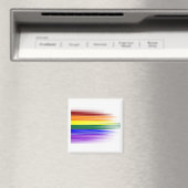 Rainbow Flag Magnet (Square) (In Situ (Geschirrspüler))