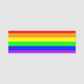 Rainbow Flag Namensschild (Vorderseite)