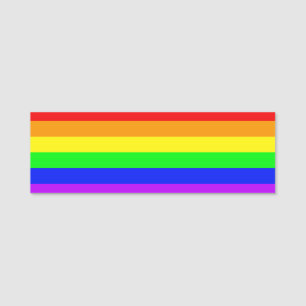 Rainbow Flag Namensschild