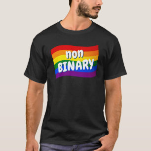 Rainbow Flag Nicht binärer LGBT LGBT LGBTQ-Stolz T-Shirt