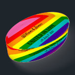 Rainbow Flag Original 8 Streifen LGBT Gay Wedding Briefbeschwerer<br><div class="desc">Paperweight,  Gay Marriage Rainbow Gay Pride LGBT Original 8 Streifen Flag Einziges Hochzeitsgeschenk mit individuellem Text: Einstimmig in Liebe,  Namenspapel hinzufügen,  Datum und Text Rainbow Gay Pride LGBT Original 8 Streifen Flag,  Original 8-Streifen Version von Gilbert Baker 1978,  Sie können alle Texte ändern oder löschen</div>