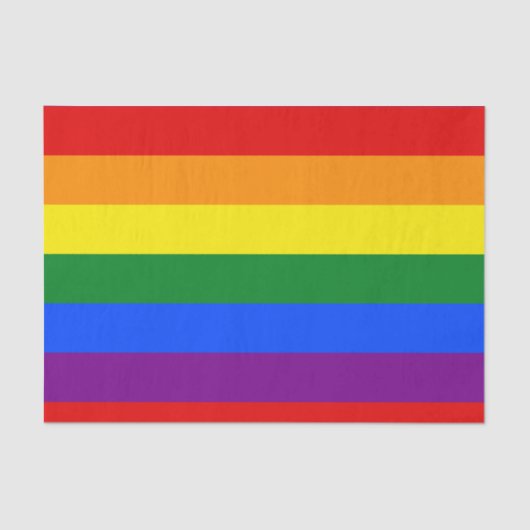 Rainbow-Flag-Papiere Seidenpapier (Vorderseite)