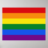 Rainbow Flag Poster (Vorne)