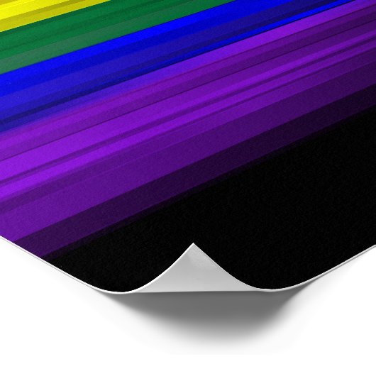 Rainbow Flag Posters Poster (Ecke)