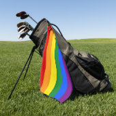 Rainbow Flag & Priade Parade Golf / LGBT Community Golfhandtuch (Gras)