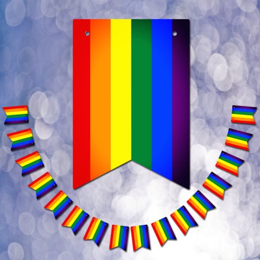 Rainbow Flag & Priade Parade Party / LGBT Communit Wimpelkette