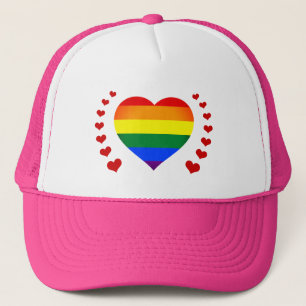 Rainbow Flag & Pride fashion hatt / LGBT community Truckerkappe