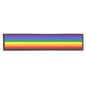 Rainbow Flag & Pride, LGBT-Community/Streifen-Flag Kurzer Tischläufer (Horizontal)