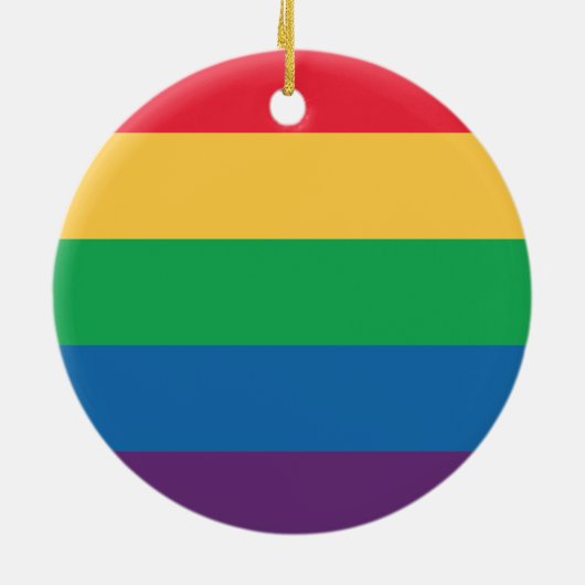 Rainbow Flag Pride Ornament (Hinten)