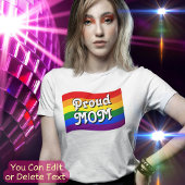 Rainbow Flag Proud Mama PFLAG stolze LGBTQ T-Shirt