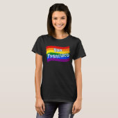 Rainbow Flag San Francisco Gay Pride LGBT LGBTQ T-Shirt (Vorne ganz)