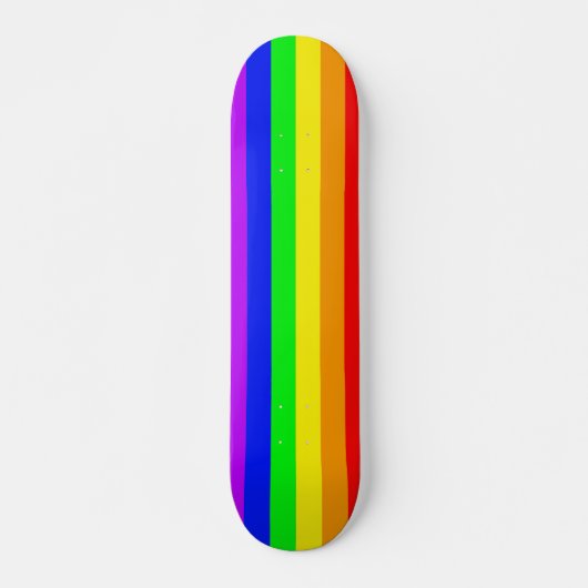 Rainbow Flag Skateboard (Vorne)