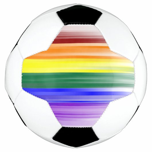 Rainbow Flag Soccer Ball (Vorderseite)