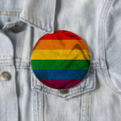 RAINBOW FLAG SQUARE LEINWAND BUTTON (Beispiel)