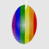 RAINBOW FLAG SQUARE TITEL ORNAMENT (Vorderseite)