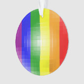 RAINBOW FLAG SQUARE TITEL ORNAMENT (Vorderseite)