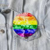 RAINBOW FLAG SQUARE WATERCOLOR BUTTON (Beispiel)
