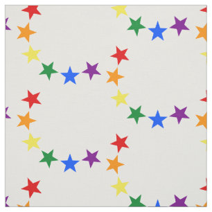 RAINBOW FLAG STARS II + Ihre Ideen Stoff