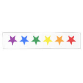 RAINBOW FLAG STARTEN + Ihre Ideen Kurzer Tischläufer (Horizontal)