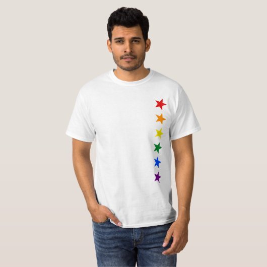 RAINBOW FLAG STARTEN + Ihre Ideen T-Shirt (Vorne ganz)