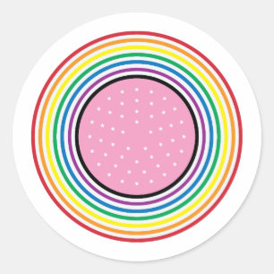 Rainbow Flag Sticker - USA-Flagge Inspiriert