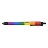 Rainbow-Flag-Stift mit benutzerdefiniertem Text Kugelschreiber (Unterseite)