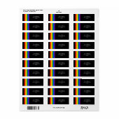 RAINBOW FLAG - STREIFEN - LGBT-Farben (Vorne)