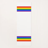 RAINBOW FLAG - STREIFEN - LGBT-Farben Yogamatte (Rückseite)