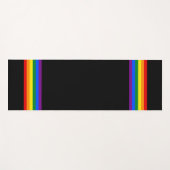RAINBOW FLAG - STREIFEN - LGBT-Farben Yogamatte (Vorderseite (Horizontal))