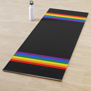 RAINBOW FLAG - STREIFEN - LGBT-Farben Yogamatte