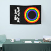 RAINBOW FLAG - STREIFEN - LGBT farbig Rings Banner (Messeveranstaltung)