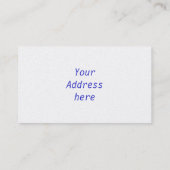 RAINBOW FLAG-TASTE + Ihr Zeichen oder Text Visitenkarte (Rückseite)