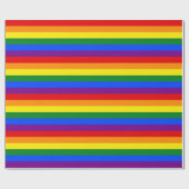 Rainbow Flag Wrapper Geschenkpapier (Flach)