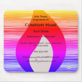 Rainbow Flame Promo Mouse Pad - HAMbWG Mousepad (Vorne)