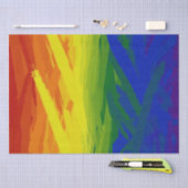 Rainbow Flames Gradient Seidenpapier (Handwerk)