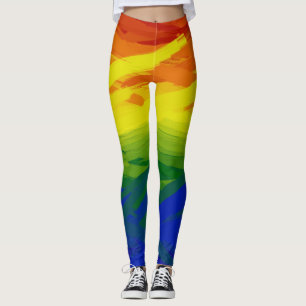 Rainbow Flames Leggings