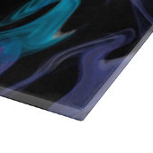 Rainbow Flames Schneidebrett (Ecke)