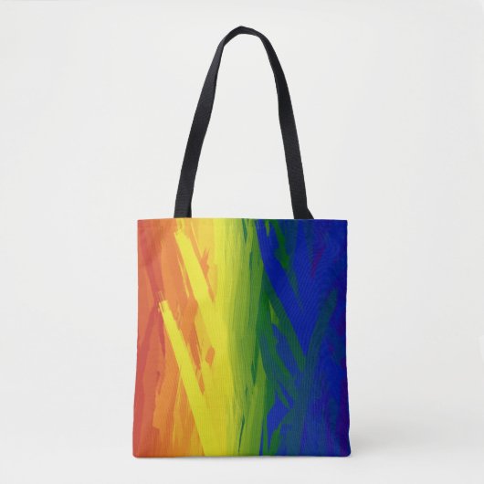 Rainbow Flames Tasche (Vorderseite)