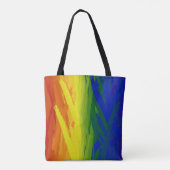 Rainbow Flames Tasche (Rückseite)
