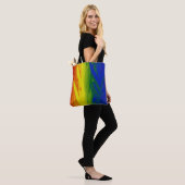 Rainbow Flames Tasche (Am Model)