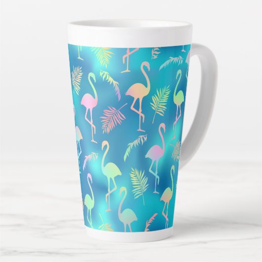 Rainbow Flamingo Milchtasse (Rechte Ecke)
