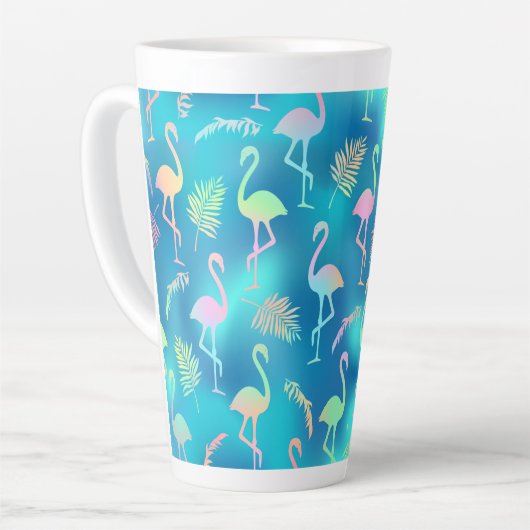 Rainbow Flamingo Milchtasse (Linke Ecke)